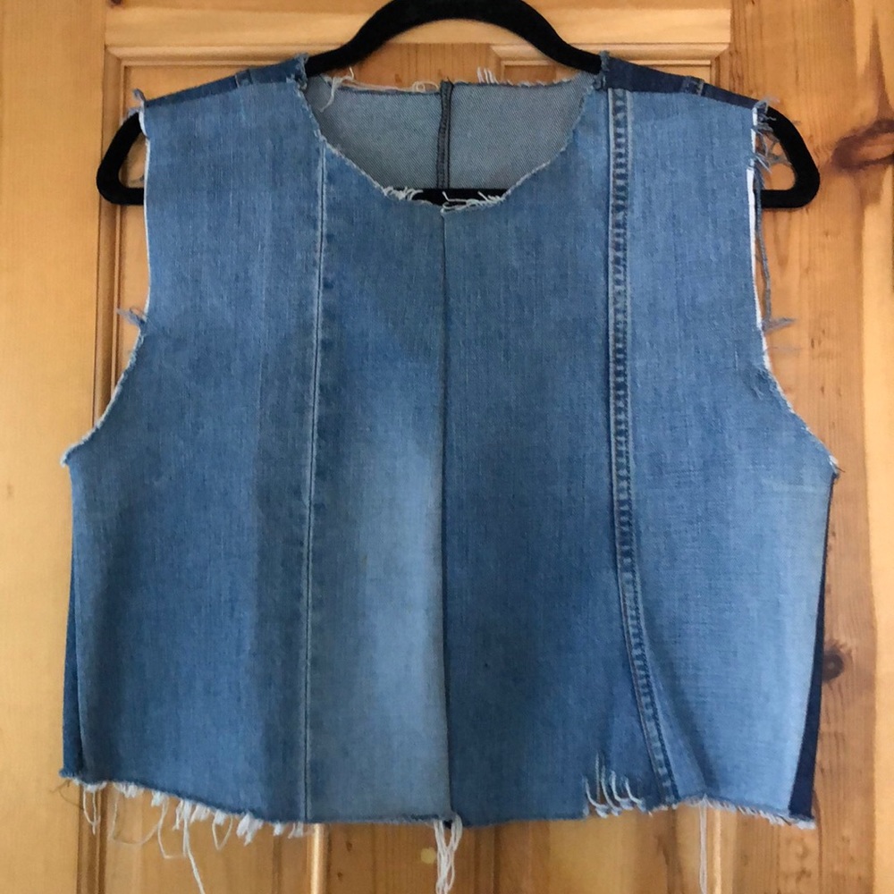 Handmade Denim Top